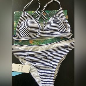 **NWT** Cupshe Nautical Bikini Sz Small